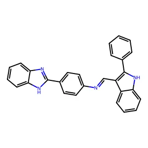 Compound C28H20N4 structure