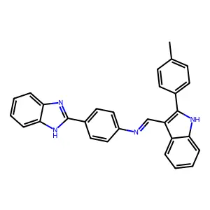 Compound C29H22N4 structure