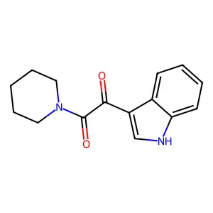 1-(1H-Indol-3-yl)-2-piperidin-1-yl-ethane-1,2-dione structure