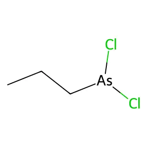 Propyldichlorarsine structure