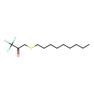 1,1,1-trifluoro-3-nonylsulfanylpropan-2-one structure