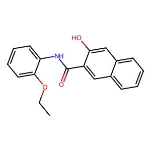 N-(2-ethoxyphenyl)-3-hydroxynaphthalene-2-carboxamide structure