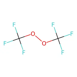 Bis(trifluoromethyl) peroxide structure