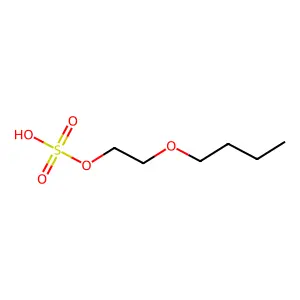 2-Butoxyethyl hydrogensulphate structure