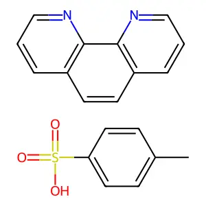 1,10-Phenanthroline, mono(4-methylbenzenesulfonate) structure