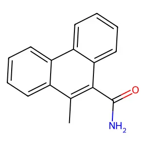 10-methylphenanthrene-9-carboxamide structure