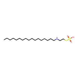 1-(2-sulfosulfanylethylamino)heptadecane structure