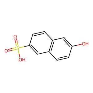 6-hydroxynaphthalene-2-sulfonic acid structure