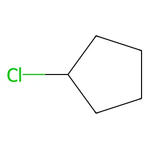 Chlorocyclopentane structure