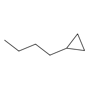 Butylcyclopropane structure