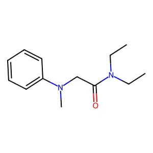 ACETAMIDE, N,N-DIETHYL-2-(N-METHYLANILINO)- structure