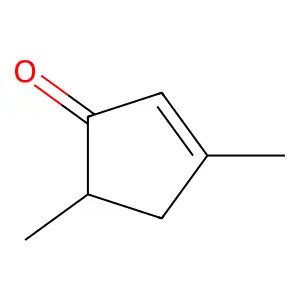 3,5-Dimethylcyclopent-2-en-1-one structure