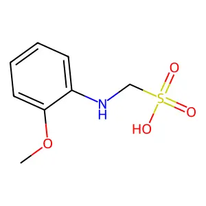 o-Anisidinomethanesulfonic acid structure