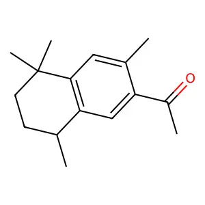 1-(3,5,5,8-tetramethyl-7,8-dihydro-6H-naphthalen-2-yl)ethanone structure