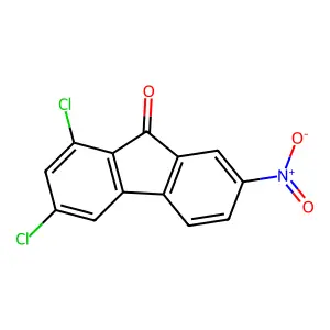 1,3-dichloro-7-nitrofluoren-9-one structure