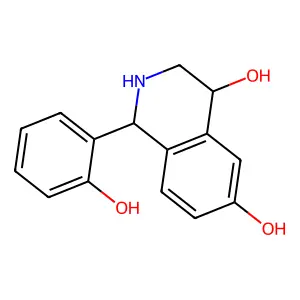 1-(2-hydroxyphenyl)-1,2,3,4-tetrahydroisoquinoline-4,6-diol structure