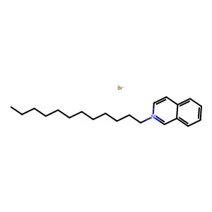 Lauryl isoquinolinium bromide structure