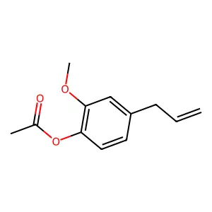 Eugenol acetate structure