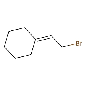 (2-Bromoethylidene)cyclohexane structure