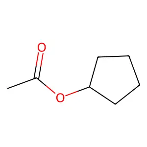 Cyclopentanol, acetate structure