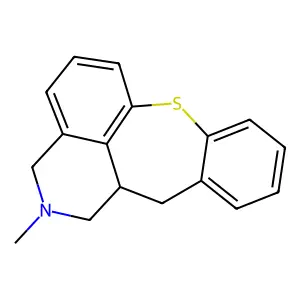 2-methyl-2,3,12,12a-tetrahydro-1H-[1]benzothiepino[4,3,2-de]isoquinoline structure