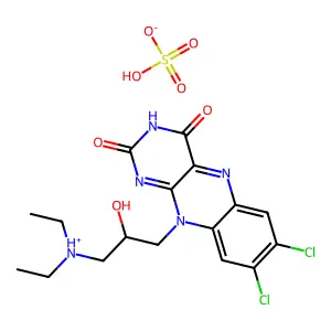 Compound C17H21Cl2N5O7S structure