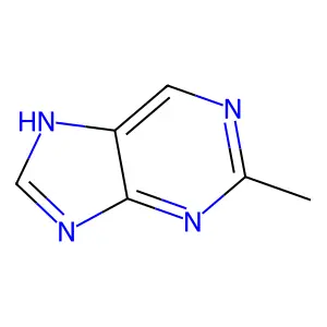 Purine, 2-methyl- structure