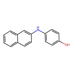 4-(2-NAPHTHYLAMINO)PHENOL structure