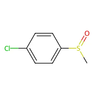 p-Chlorophenyl methyl sulfoxide structure