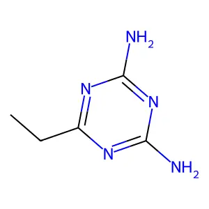 6-Ethyl-1,3,5-triazine-2,4-diamine structure