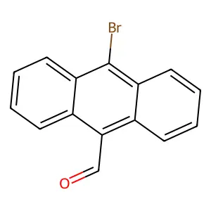 10-bromoanthracene-9-carbaldehyde structure