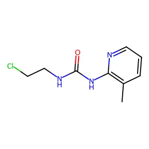 1-(2-chloroethyl)-3-(3-methyl-2-pyridinyl)urea structure