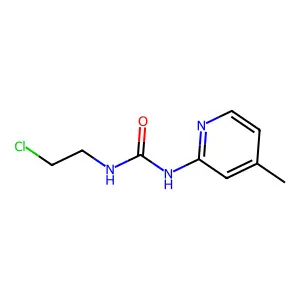 1-(2-chloroethyl)-3-(4-methylpyridin-2-yl)urea structure
