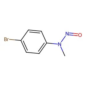 N-(4-bromophenyl)-N-methylnitrous amide structure