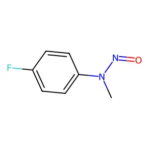 N-Nitroso-N-methyl-4-fluoroaniline structure