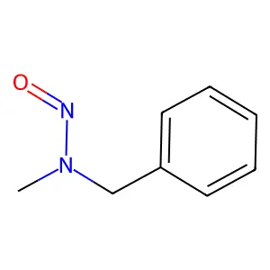 N-benzyl-N-methylnitrous amide structure