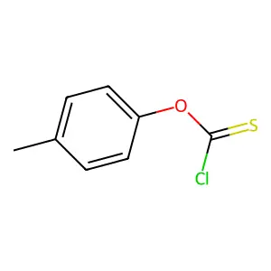 O-(4-methylphenyl) chloromethanethioate structure