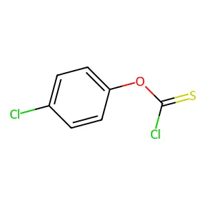 O-(4-chlorophenyl) chloromethanethioate structure