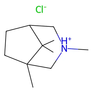 1,3,8,8-Tetramethyl-3-azabicyclo(3.2.1)octane hydrochloride structure