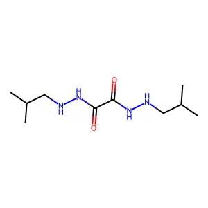 OXALIC ACID, BIS(2-ISOBUTYLHYDRAZIDE) structure