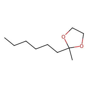 2-Hexyl-2-methyl-1,3-dioxolane structure
