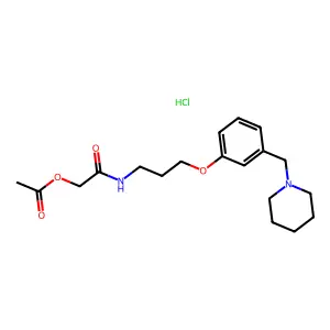 roxatidine acetate hydrochloride structure