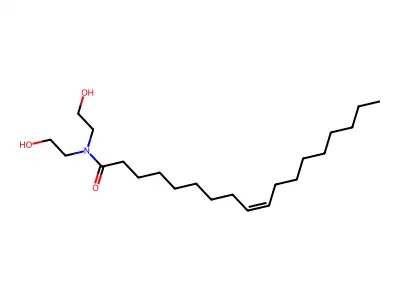 N,N-Diethanololeamide structure