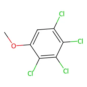 2,3,4,5-TETRACHLOROANISOLE structure