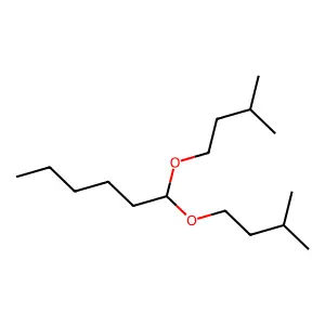 1,1-Bis(3-methylbutoxy)hexane structure