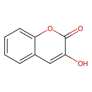 3-Hydroxycoumarin structure