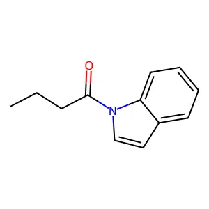 1-(1-Oxobutyl)-1H-indole structure