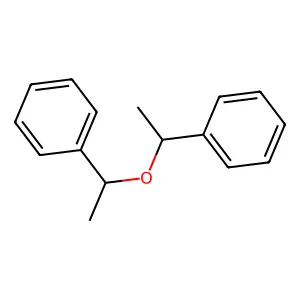 1-(1-phenylethoxy)ethylbenzene structure