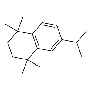 1,1,4,4-tetramethyl-6-propan-2-yl-2,3-dihydronaphthalene structure
