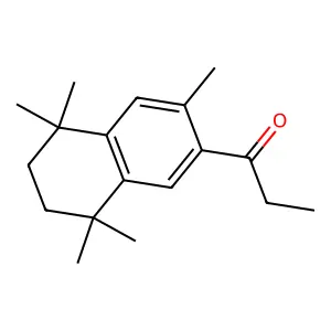 1-(3,5,5,8,8-pentamethyl-6,7-dihydronaphthalen-2-yl)propan-1-one structure
